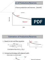 Estimation of Production/Reserves