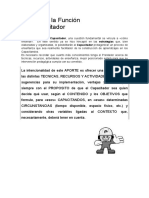 Aportes para La Capacitación - Función Del Capacitador