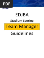 Edjba Team Manager Guidelines: Stadium Scoring