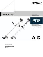 STIHL FS 90 Owners Instruction Manual PDF