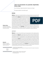 Distorções Do Pensamento Em Pacientes Deprimidos - Frequência e Tipos