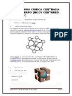 Estructura Cúbica Centrada