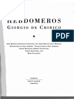 Giorgio de Chirico Hebdomeros Cropped (Dragged)