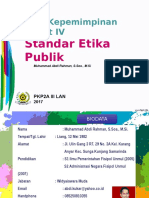 Standar Etika Publik PIM IV