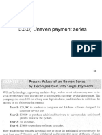 3.3.3) Uneven Payment Series