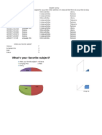 Excel Math and Survey Assigment - Ws 1