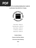 Download KURANGNYA DAERAH RESAPAN AIR DI KAWASAN BANDUNG UTARAdocx by Raharjo Prasetyo SN346880397 doc pdf