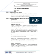 Especificaciones Cerco Perimetrico