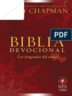 Biblia Devocional Los Lenguajes Del Amor