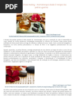 Aroma Stone Healing - Aromaterapia Aliada à Terapia Das Pedras Quentes