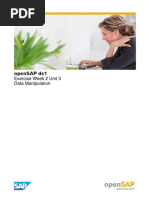 OpenSAP ds1