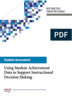 assessment data-student achievement blue