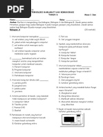 Soalan TMK Teknologi Maklumat Komunikasi Tahun 6 Ujian 1 Bulan Mac 2017