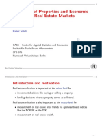 Valuation of Properties and Economic Models of Real Estate Markets