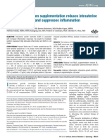 Maternal Magnesium Supplementation Reduces Intrauterine Growth Restriction and Suppresses Inflammation in A Rat Model