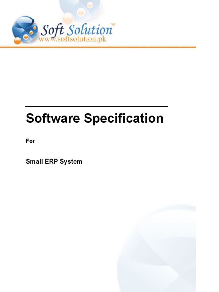 Software Proposal | PDF | Enterprise Resource Planning | Accounts Payable