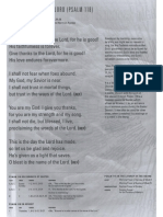 Give Thanks To The Lord (Psalm 118) PDF