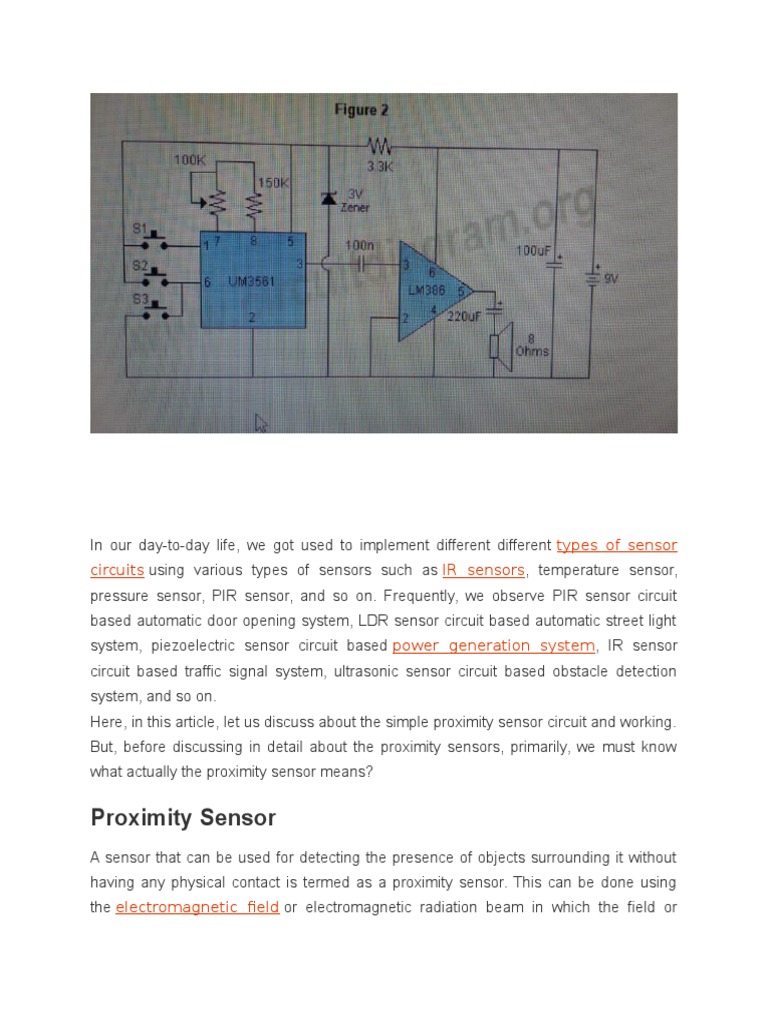 Detect objects with proximity sensors | PDF | Inductor | Amplitude