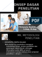 Konsep Dasar Penelitian Kep