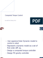 Computed Torque Control: by Vasfi Emre Ömürlü, PH.D