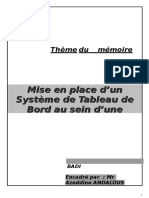 Poblematique Tableau de Bod