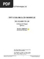 Nec NL3224BC35-20 TFT LCD Module Specification Preliminary