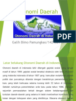 Otonomi Daerah Perekonomian Indonesia