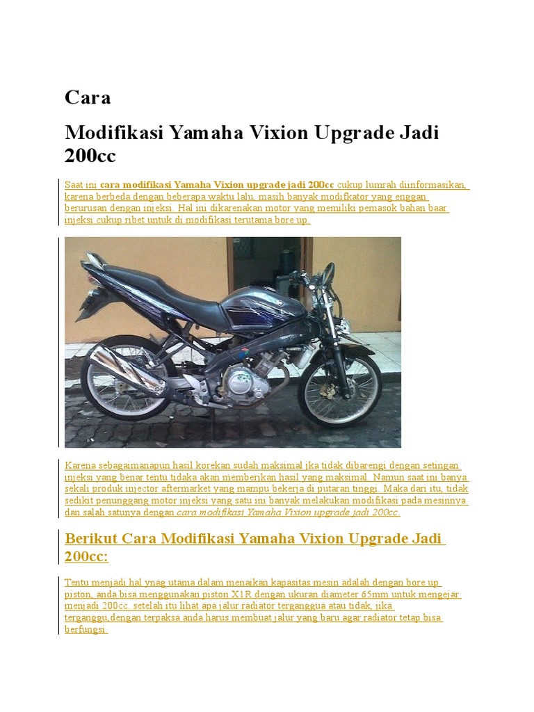 Yamaha Vixion