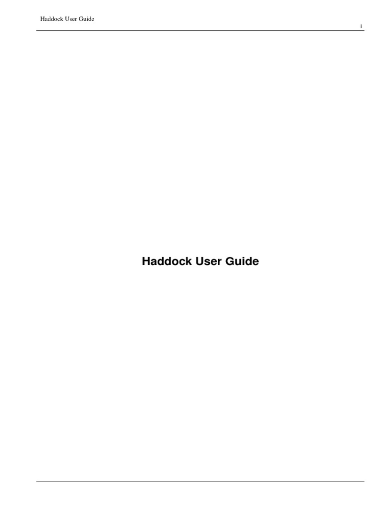 Haddock User Guide | PDF | Character Encoding | Application Programming ...