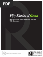 Fifty Shades of Green: High Finance, Political Money, and The U.S. Congress