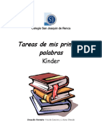 Tareas de Mis Primeras Palabras Modificado 2014 PDF