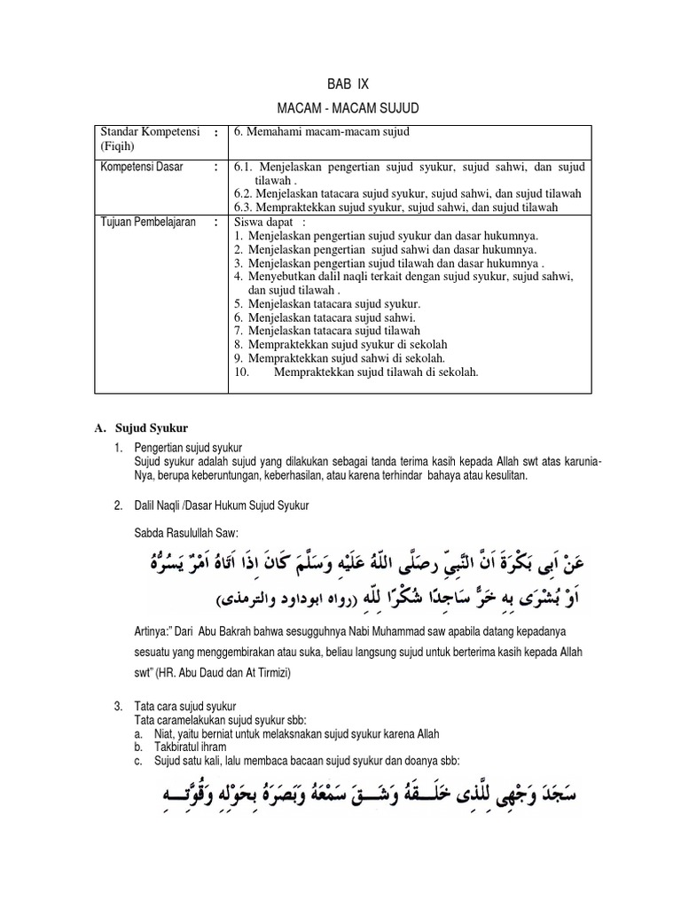 8 Macam Macam Sujud Pdf