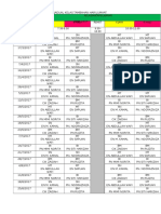 Jadual Kelas Tambahan Hari Jumaat