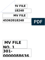 MV File Number