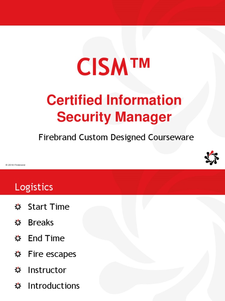 Cism Domain 1 Information Security Governance | PDF | Information ...