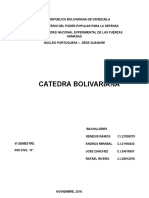 Catedra Bolivariana II