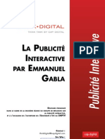 La publicité Interactive par Emmanuel Gabla