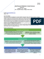 Applied Research Methods in Social Sciences Syllabus