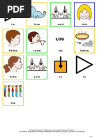Oraciones con Pictogramas para Niños | PDF