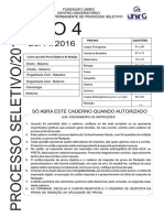 Caderno Tipo 4 Unirg 2017/1