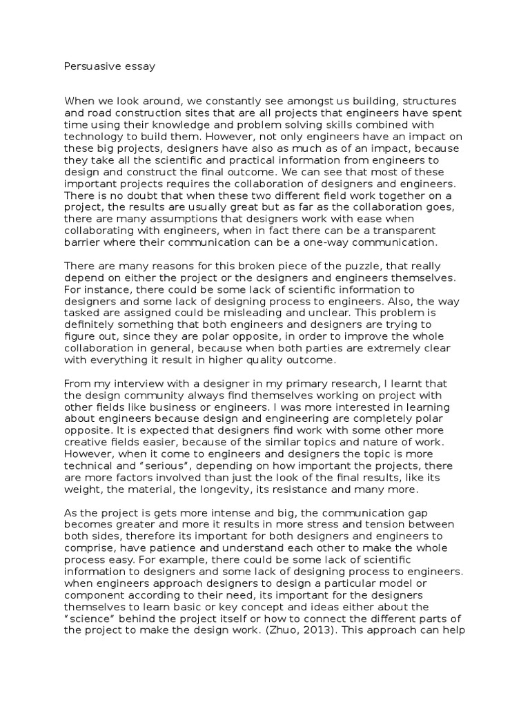 Persuasive Essay Against Genetic Engineering