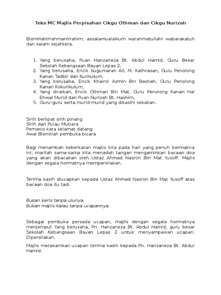 Surat Makluman Ibubapa Program Sekolah Aku Janji