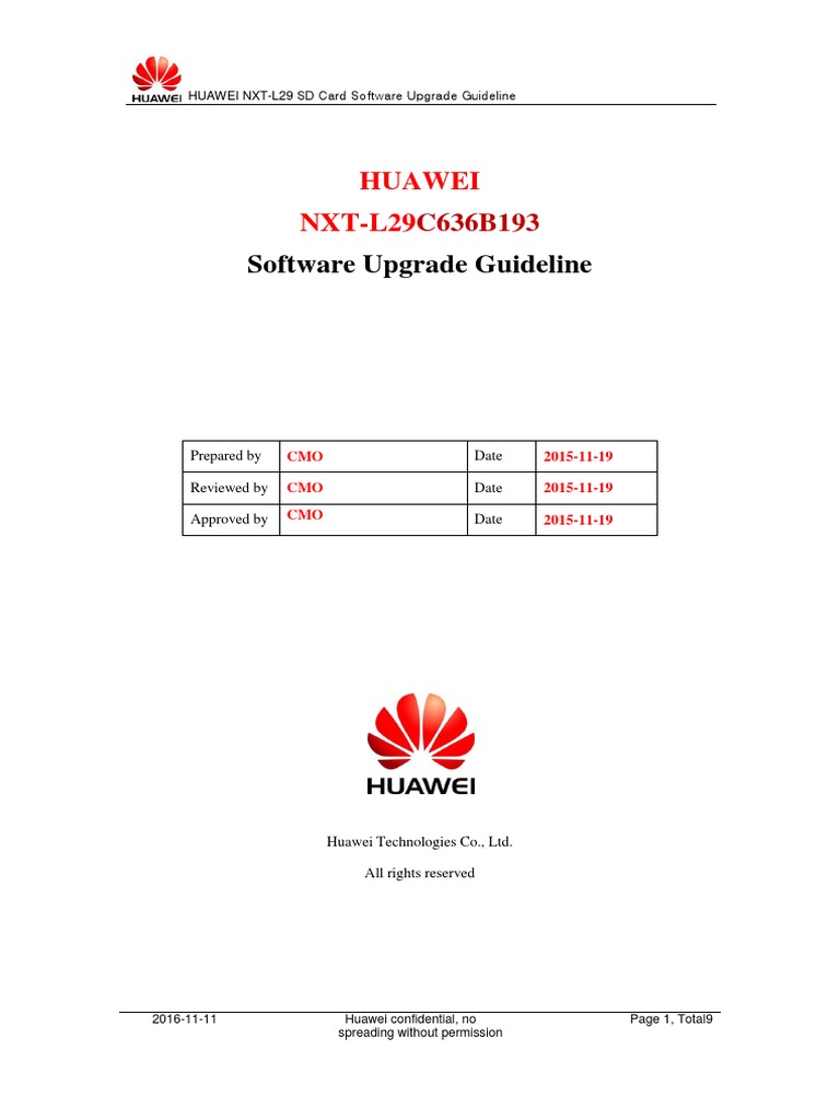 HUAWEI NXT-L29 SD Card Upgrade Guide | PDF | Secure Digital | Zip (File ...