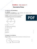 Lista de exerc�cios 02 - Geometria Plana-1