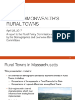 Presentation From The Franklin Regional Council of Government To The Rural Policy Commission