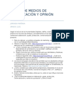 Taller de Medios de Comunicación y Opinión Pública