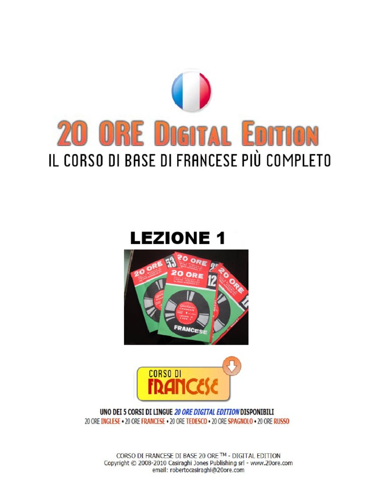 20 Ore Francese Dispensa 01
