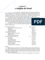 La Religión de Israel: Capítulo IV