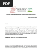 Reflexões Sobre a Intersetorialidade Como Estratégia de Gestão Social