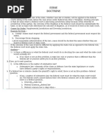 Erie Doctrine Chart